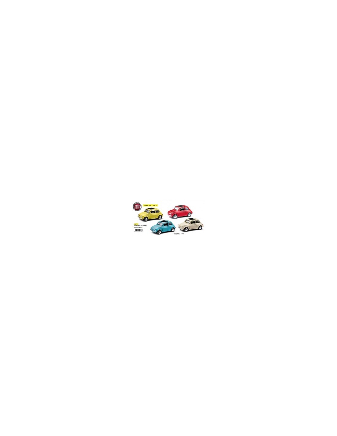 AUTOMODELLO 50713ASS 500F 1965 1:32 su TreG Ingrosso