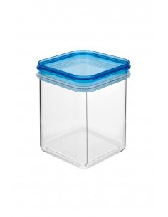 BARATTOLO DA CUCINA 1LT QUADRATO TRASPARENTE COSMOPLAST su TreG Ing...