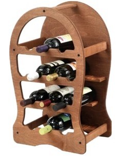 BOTTE PORTABOTTIGLIE IN LEGNO 13 POSTI 37X27X62 CM MEETING su TreG ...