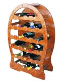 BOTTE PORTABOTTIGLIE IN LEGNO 33 POSTI 61X27X96 CM MEETING su TreG ...