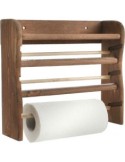 MENSOLA PORTAROTOLO IN LEGNO 33X9X29 CM MEETING su TreG Ingrosso