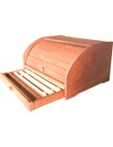 PORTAPANE IN LEGNO CON CASSETTO 39X25X20,5 CM MEETING su TreG Ingrosso