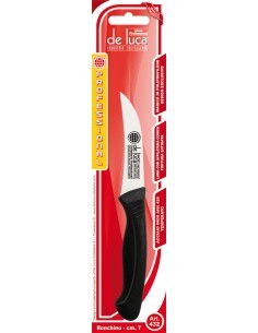 COLTELLO RONCHINO 7 CM CURVO INOX DE LUCA su TreG Ingrosso