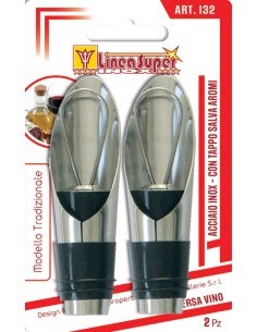 BLISTER 2 TAPPI VERSATORI 132 DE LUCA su TreG Ingrosso