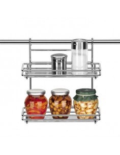 MONTI MENSOLA IN ACCIAIO INOX 26X16X26 TESCOMA su TreG Ingrosso