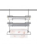MONTI MENSOLA PORTAROTOLI IN ACCIAIO 36X19X33 CM TESCOMA su TreG In...