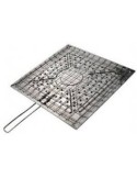 GRATELLA QUADRATA 25X25 IN ACCIAIO INOX GNALI su TreG Ingrosso