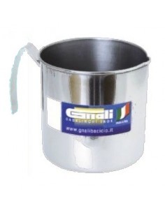 BRICCO IN ACCIAIO INOX CON BORDO D.8 CM GNALI su TreG Ingrosso