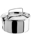 PORTAVIVANDE ROTONDO IN ACCIAIO INOX D.12 CM GNALI su TreG Ingrosso