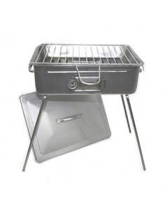 BARBECUE FORNACETTA IN LAMIERA RETTANGOLARE D'ALUISIO su TreG Ingrosso