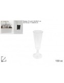 CONFEZIONE 6 FLUTE 40755 TRASPARENTI PLASTICA su TreG Ingrosso