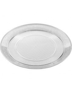 VASSOIO TONDO DECORATO D.25CM 16091 su TreG Ingrosso