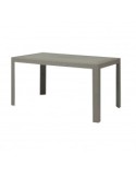 TAVOLO URANO IN PLASTICA 140X80X72 CM TORTORA ARETA su TreG Ingrosso