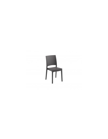 Sedia Flora Espresso 42x46x86 cm Areta – in polipropilene | Tre G Ingrosso