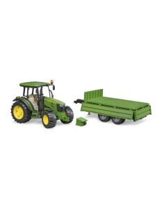 TRATT 02108 JOHN DEERE 5115M C/RIMORCHIO su TreG Ingrosso
