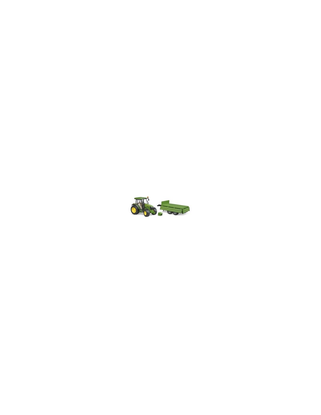 TRATT 02108 JOHN DEERE 5115M C/RIMORCHIO su TreG Ingrosso