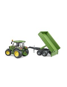 TRATT 02108 JOHN DEERE 5115M C/RIMORCHIO su TreG Ingrosso