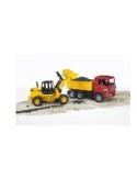 MAN CAMION CON ESCAVATORE 02752 BRUDER SPIELWAREN su TreG Ingrosso