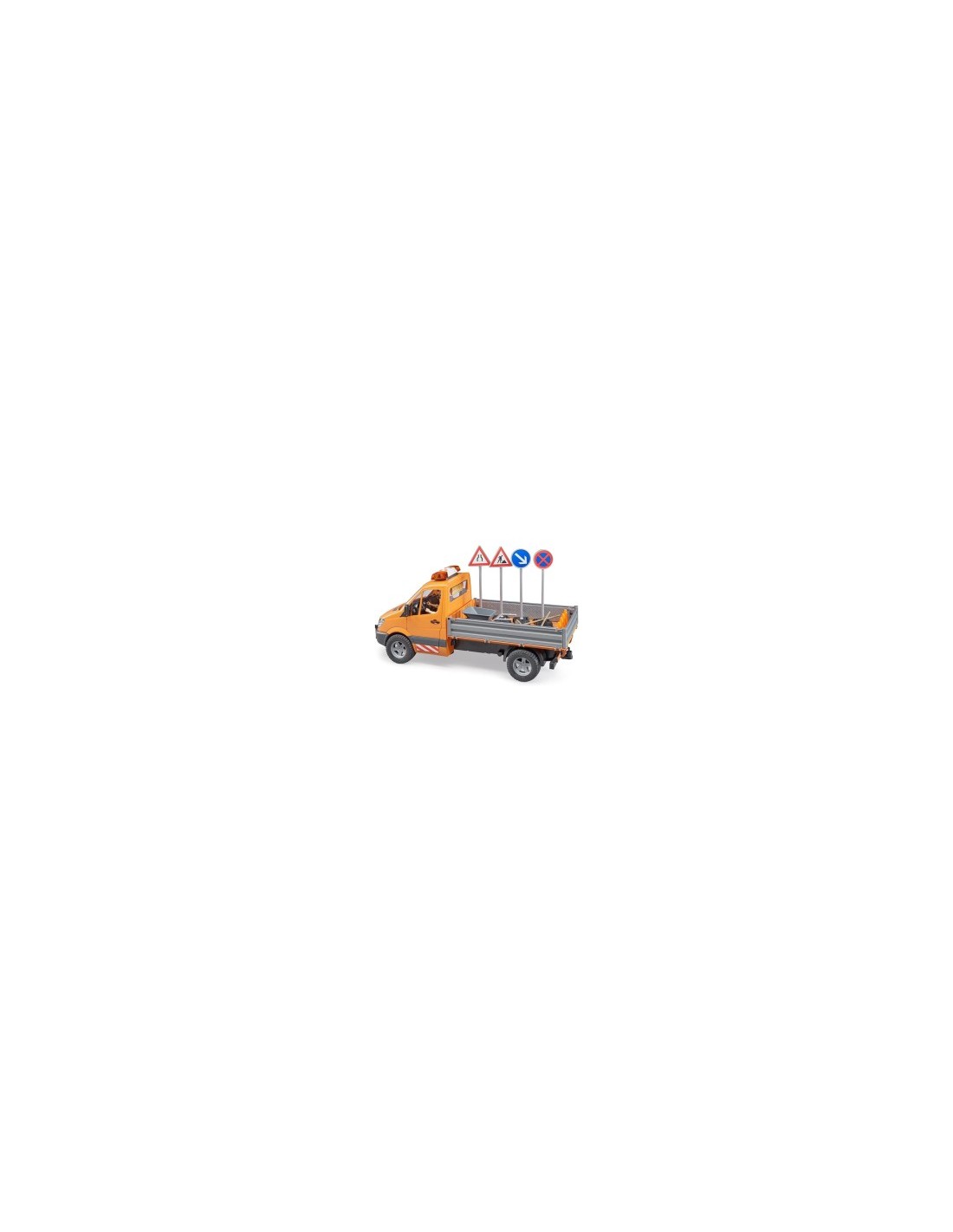 MERCEDES SPRINTER CON PERSONAGGI E ACCESSORI 02677 BRUDER SPIELWARE...