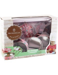 MAISONELLE SET 8 PENTOLE IN METALLO 33347 ODS su TreG Ingrosso