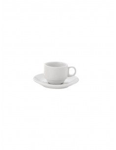 CONFEZIONE 6 PIATTI PER TAZZA CAFFE'LONDRA BIANCO MORINI su TreG In...