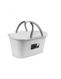 ELEGANCE CESTA CON MANIGLIE 60X40X11,5CM STEFANPLAST su TreG Ingrosso