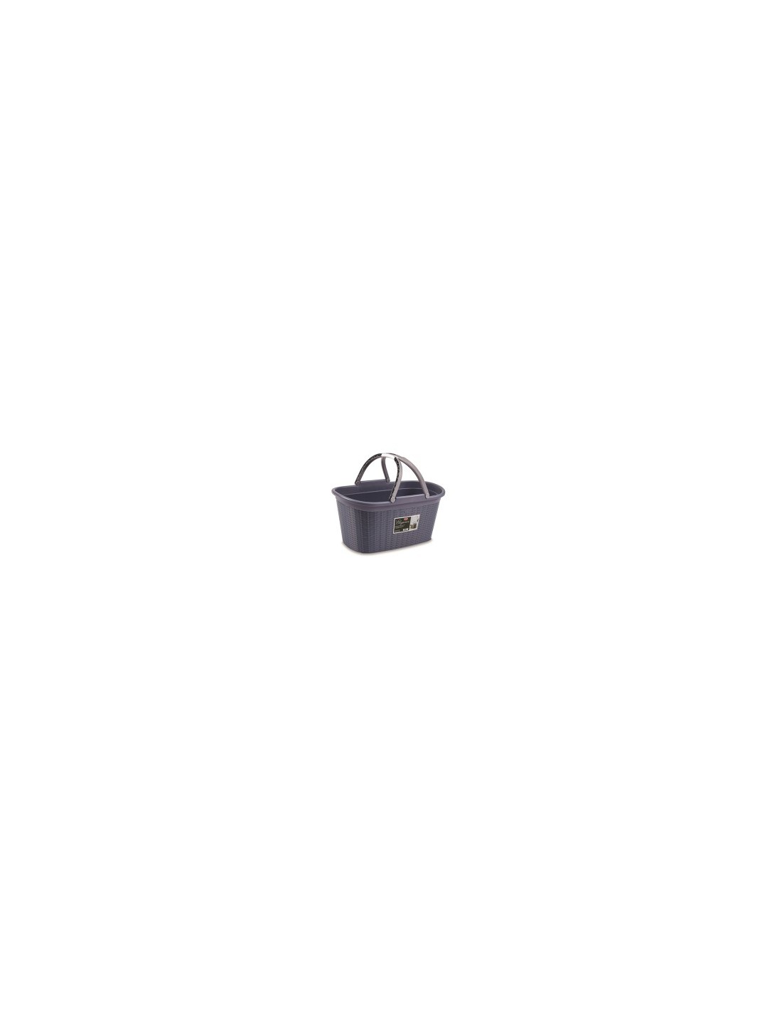 ELEGANCE CESTA CON MANIGLIE 60X40X11,5CM STEFANPLAST su TreG Ingrosso