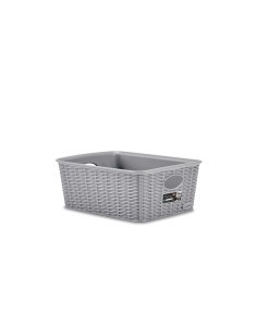 CESTINO ELEGANCE 30970/5 ALTO 25X19X10CM ASSORTITO STEFANPLAST su T...