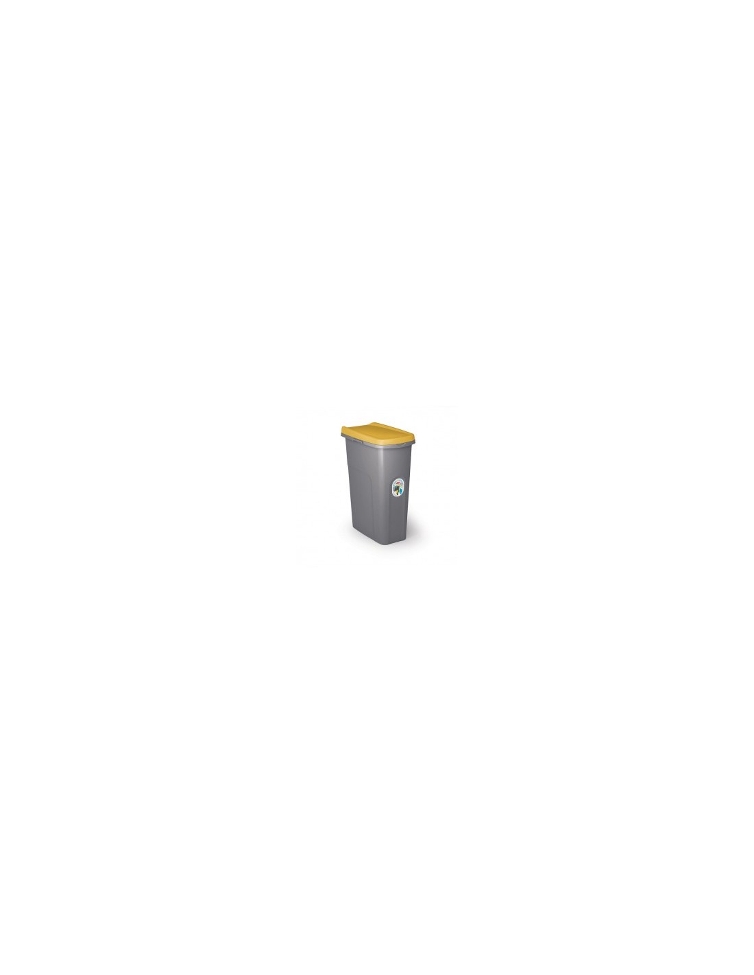HOME ECO SYSTEM PATTUMIERA 40 LT GIALLO STEFANPLAST su TreG Ingrosso