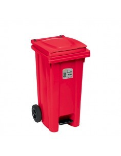 BIDONE 25702 CARRELLATO 120LT VERDE FELCE su TreG Ingrosso