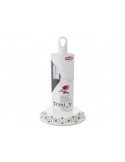 PORTAROTOLO D.17xH.30CM TOSCA BIANCO/TORTORA STEFANPLAST su TreG In...