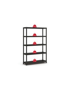 KIS SCAFFALE A 5 RIPIANI REGOLABLI H.187 CM KETER su TreG Ingrosso