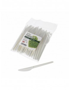 CONFEZIONE 50 COLTELLI BIODEGRADABILI DA 16 CM LEONE SRL su TreG In...
