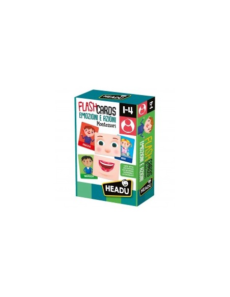 FLASHCARDS MONTESSORI EMOZIONI E AZIONI IT23103 su TreG Ingrosso