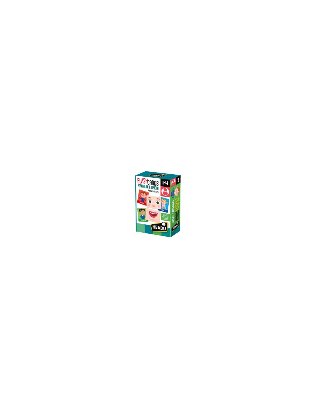 FLASHCARDS MONTESSORI EMOZIONI E AZIONI IT23103 su TreG Ingrosso