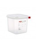 CONTENITORE CON COPERCHIO POLIPROPILENE GASTRONORM 1/6 03025 ARAVEN...