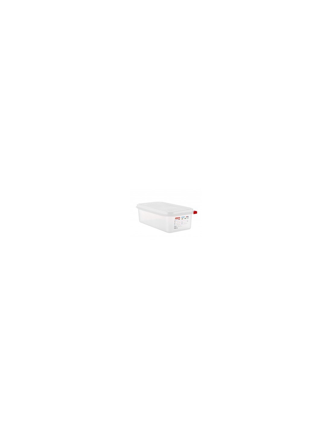 CONTENITORE CON COPERCHIO POLIPROPILENE GASTRONORM 1/3 03030 ARAVEN...
