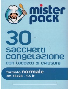 M/PACK 330932 30 SACCH GELO 18X28 su TreG Ingrosso