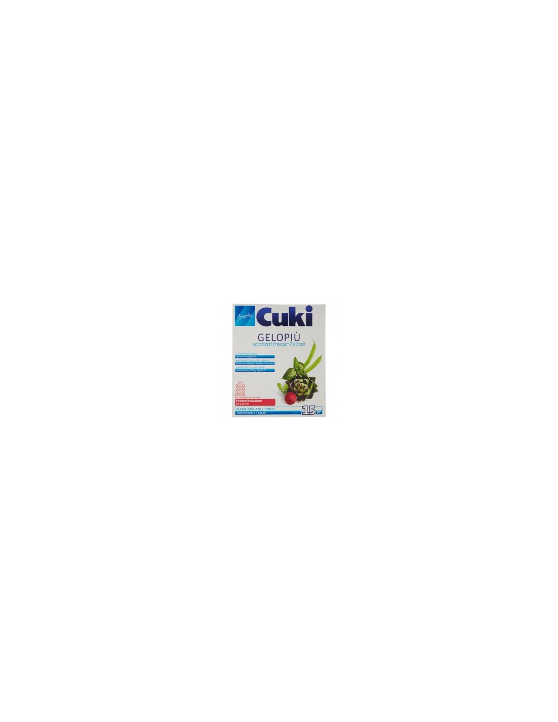 CUKI GELOPIU 15 SACCHETTI 7 STRATI 29X42 200037 su TreG Ingrosso