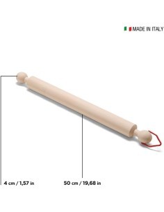 MATTARELLO IN LEGNO CON ANELLO 50 CM DEMOLLI su TreG Ingrosso
