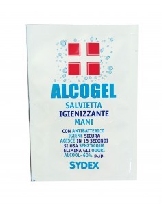 BUSTA GEL/SALVIETTINA IGIENIZZANTE MONOUSO su TreG Ingrosso