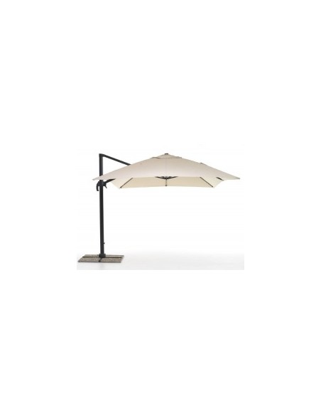 Ombrellone 3x3 beige palo laterale con rotazione | TreG Ingrosso