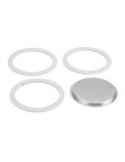 SET 3 GUARNIZIONI + FILTRO DI RICAMBIO PER BIALETTI 12 TZ 109746 su...