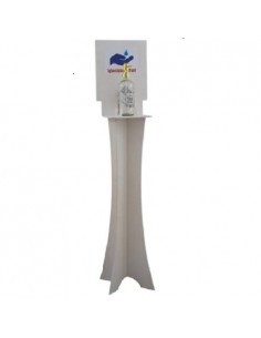 COLONNINA LEGNO BIANCA H90+GEL 1LT su TreG Ingrosso