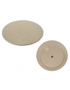 PIATTO GIREVOLE IN LEGNO NATURALE 40 CM MEETING su TreG Ingrosso