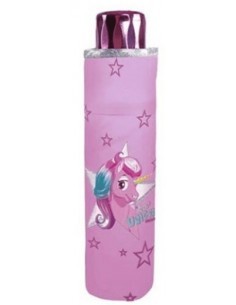 OMBRELLO MINI UNICORNO ROSA GLITTER su TreG Ingrosso