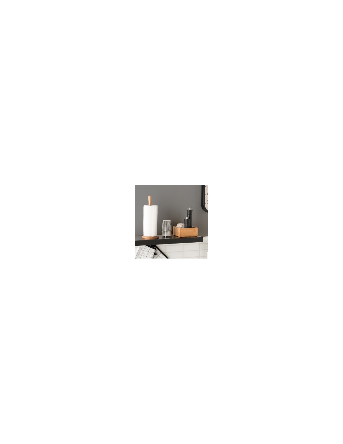 PORTAROTOLO IN BAMBOO H 32 CM 120057 su TreG Ingrosso