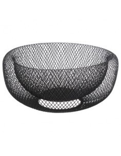 CESTINO 125128A PORTAFRUTTA NERO 27CM su TreG Ingrosso