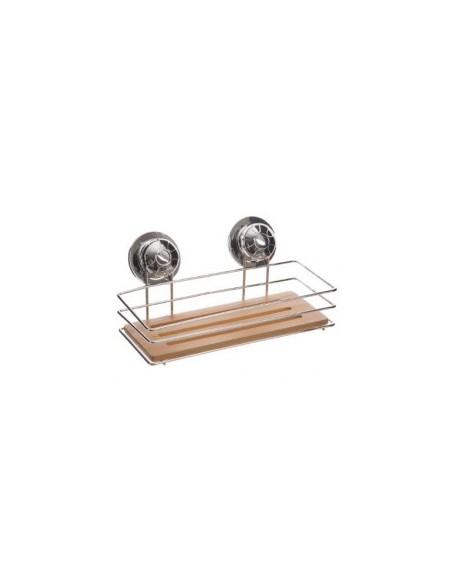 MENSOLA 140739 DA BAGNO BAMBOO CON VENTOSE su TreG Ingrosso