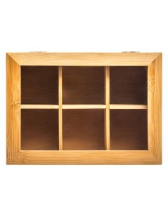 SCATOLA PORTATHE 151154 BAMBOO su TreG Ingrosso